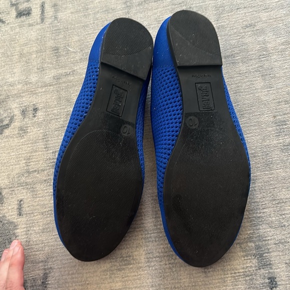 Size 10 blue Knitted ballerina flats - Picture 4 of 4